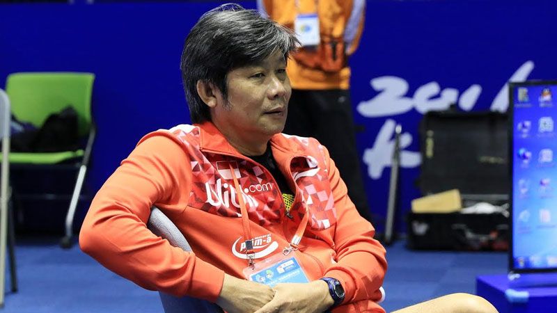 Pelatih ganda putra PBSI, Herry Iman Pierngadi mengaku akan bersantai saat menyaksikan laga final ganda putra Indonesia Open 2019. Copyright: © humas pbsi